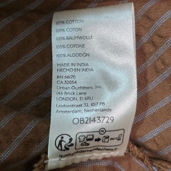 NWT Free People Alessia Mini Dress in Brown S - Picture 13 of 13